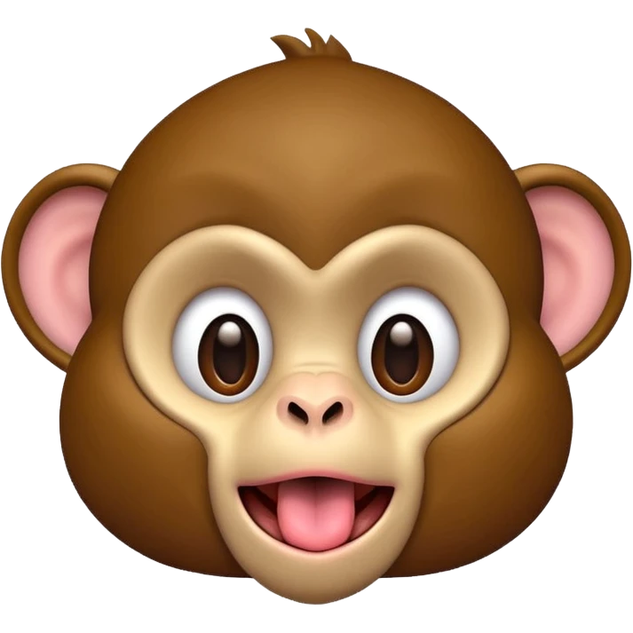 Monkey with tongue out emoji