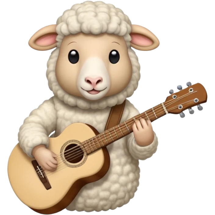 sheep guitarist emoji