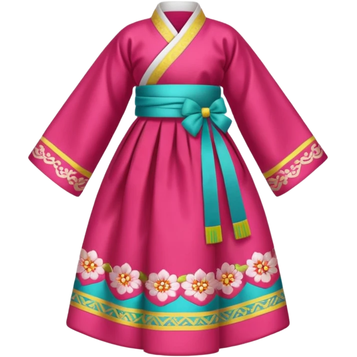 Hanbok with no human just the dress emoji