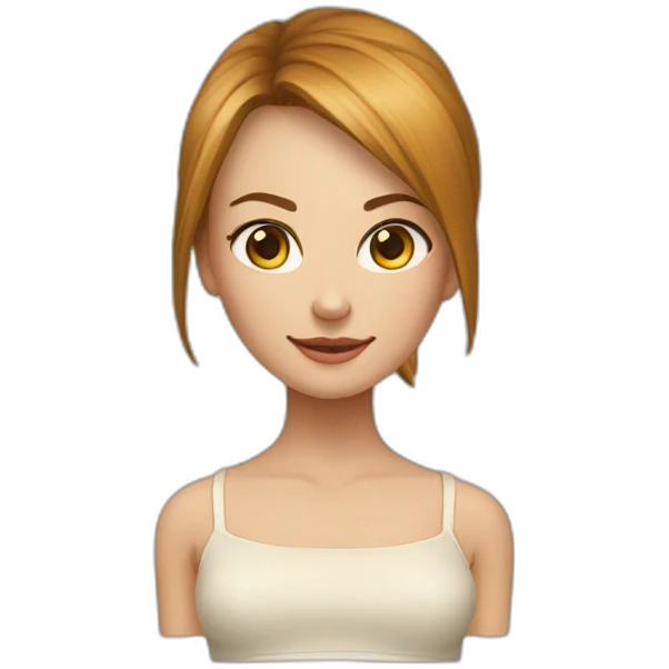 a flared top and a flared that taper toward a thinner center emoji