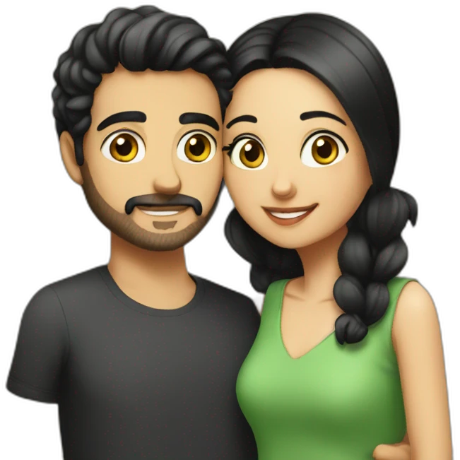 Ensafali Hedayat is in love emoji