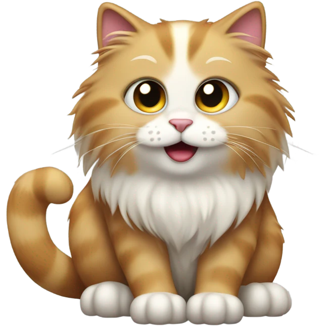Cat giving a hug emoji