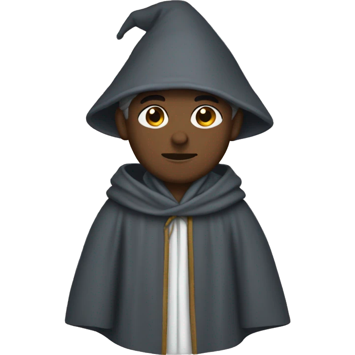 wizard robes, no hood emoji