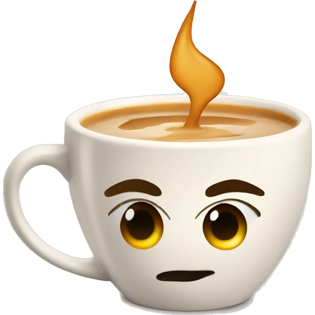 chai in a ceramic cup emoji