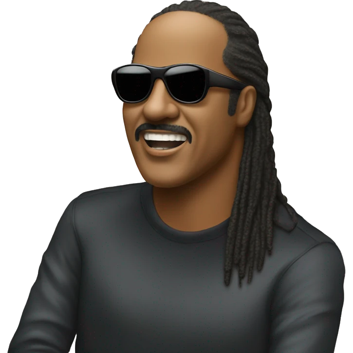 Stevie wonder but he’s not blind emoji