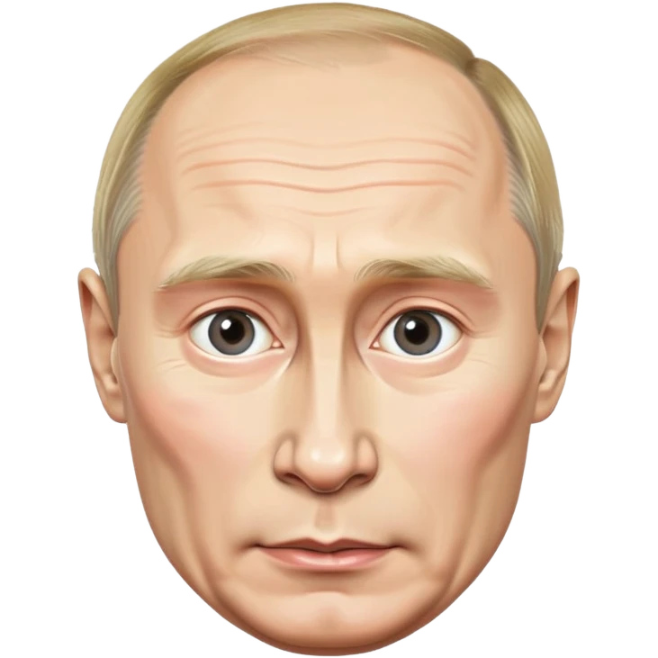 photorealistic president Putin emoji