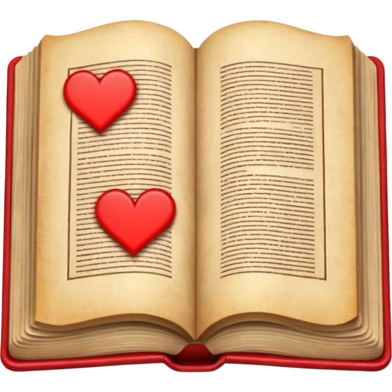 open book with completely red pages emoji
