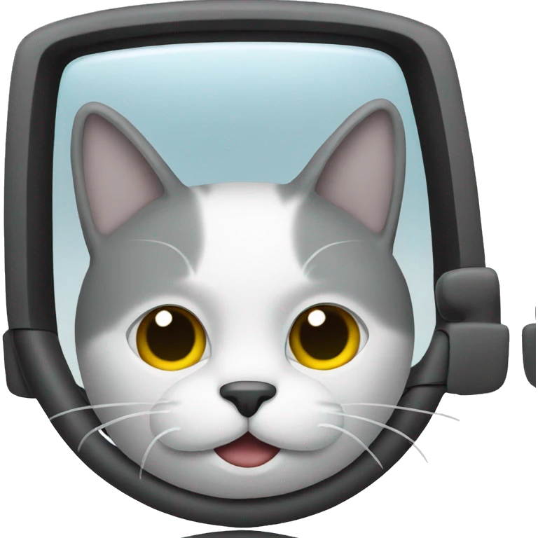 cat driving a car emoji