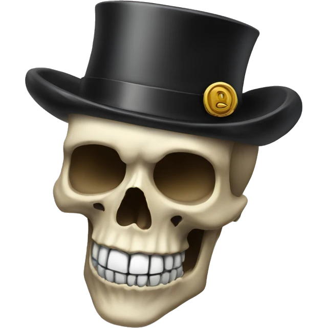skull with tophat emoji