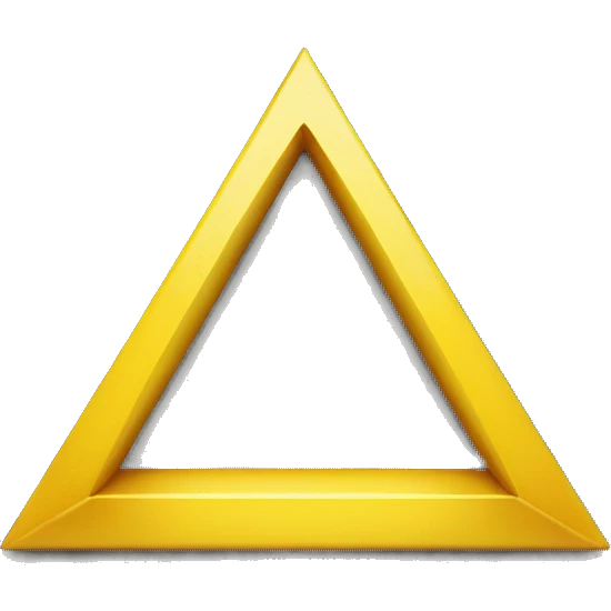 letter ‘y’ in black in a yellow triangle emoji