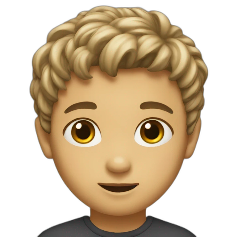 Un niño emoji