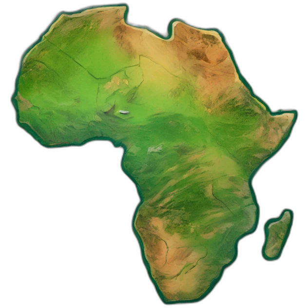 Carte d’Afrique emoji
