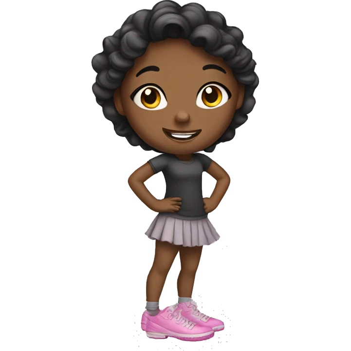 Girl with dance shoes emoji