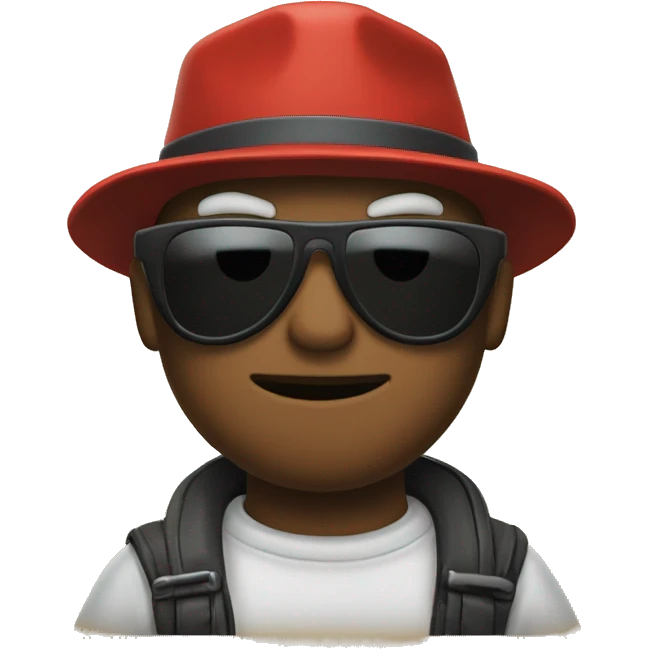 Gigachad with cool cappy emoji
