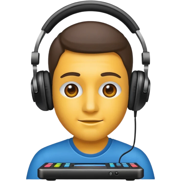 DJ with headphones emoji