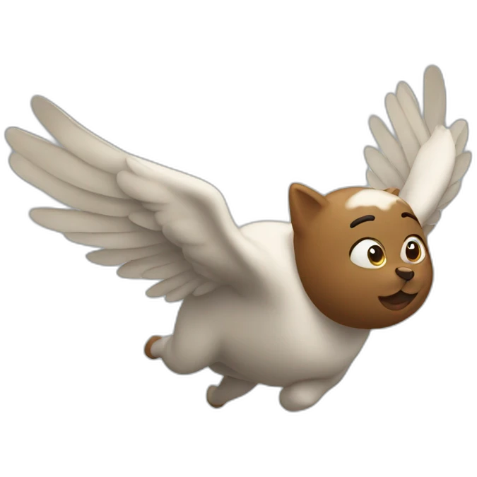 flying bum emoji