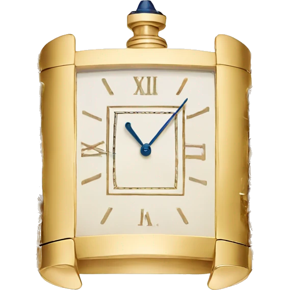 Gold Cartier Tank Watch  emoji