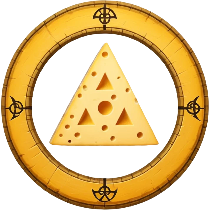 cheese occult symbol emoji