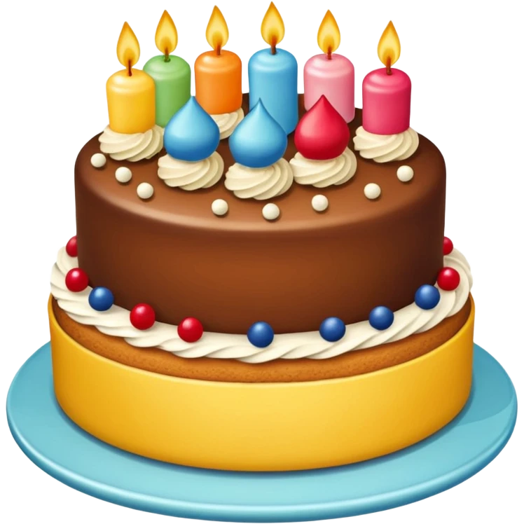 انواع کیک emoji