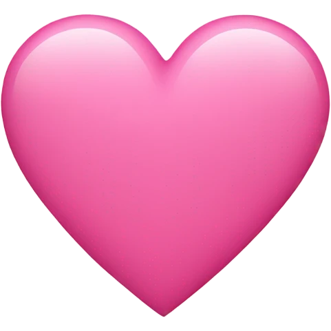 Pink heart emoji