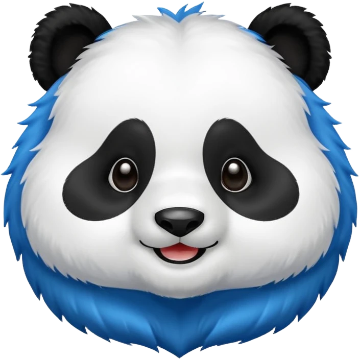 Mavi panda emoji
