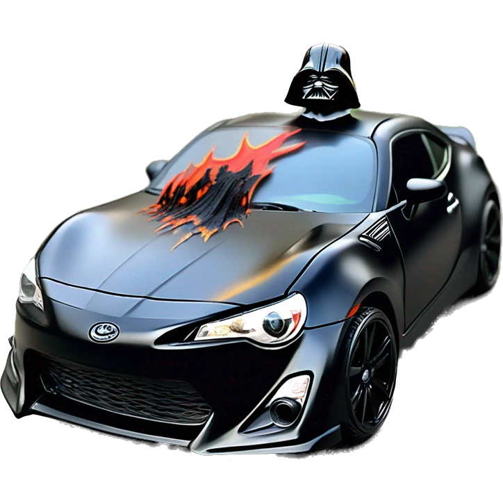    Hot wheels Darth Vader themed Scion FR-S scary Halloween monster rc car emoji