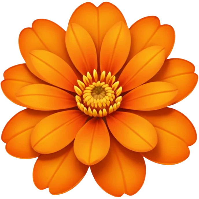 Orange flower emoji