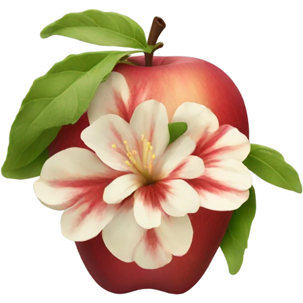 Make me a flower apple emoji
