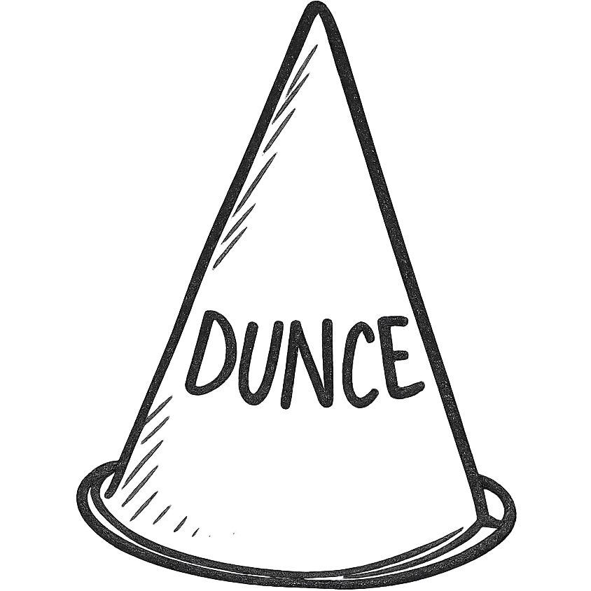 dunce hat emoji