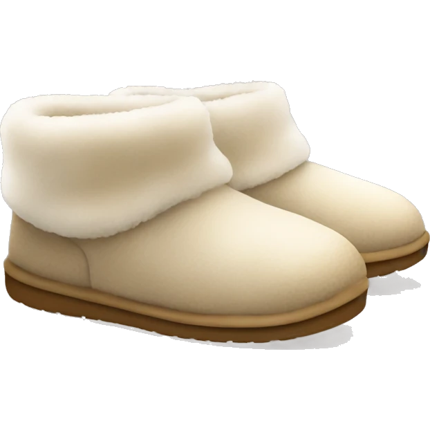 Slippers with fuzz( Uggs) emoji
