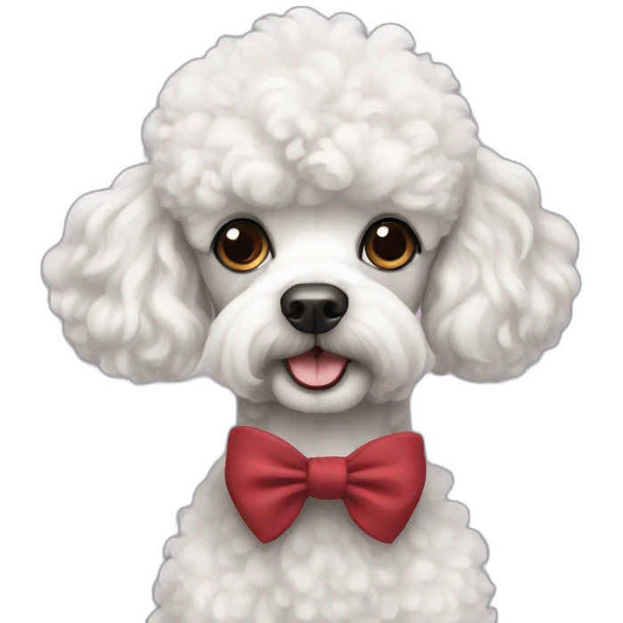 poodle Mr. Darcy emoji