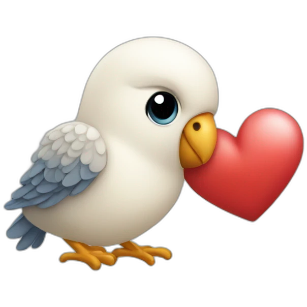 Love bird  emoji
