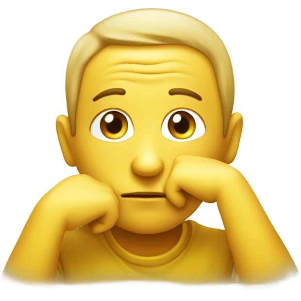 Emoji thinking emoji