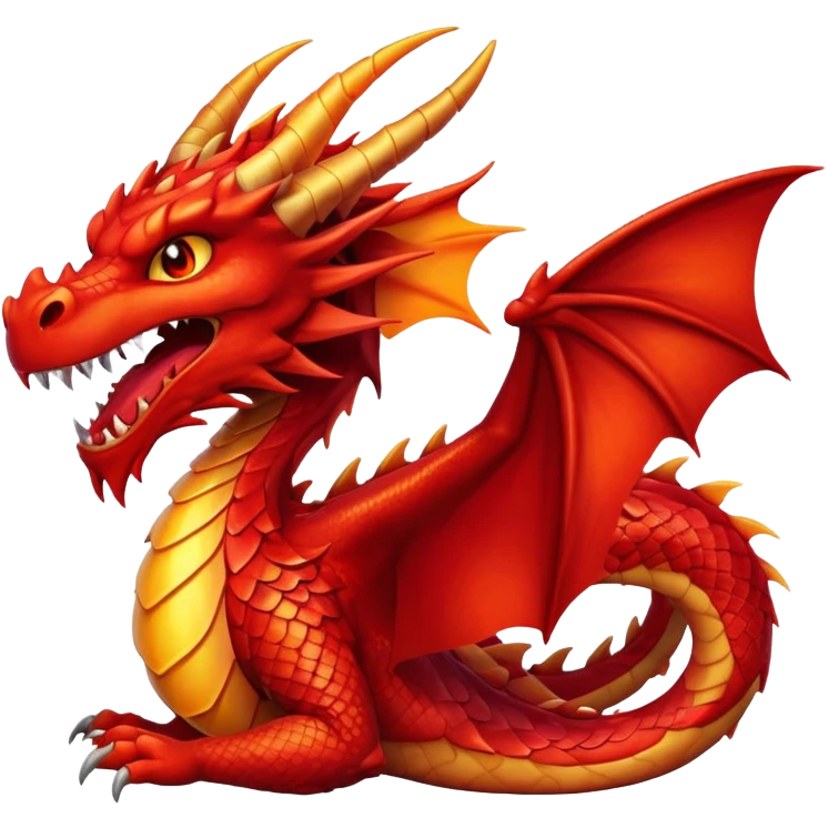 Angry dragon emoji