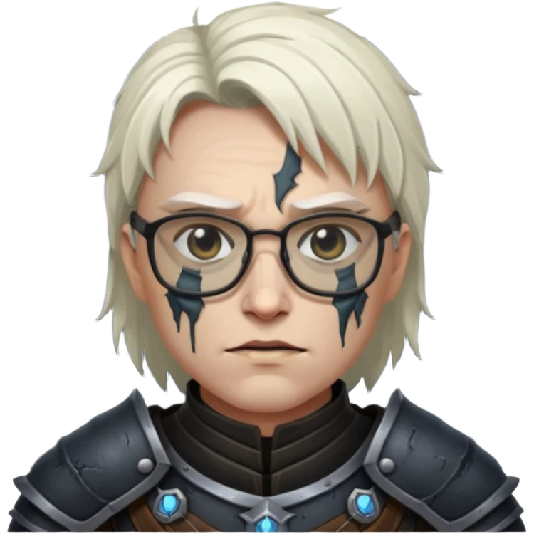 death knight wearing glasses  emoji