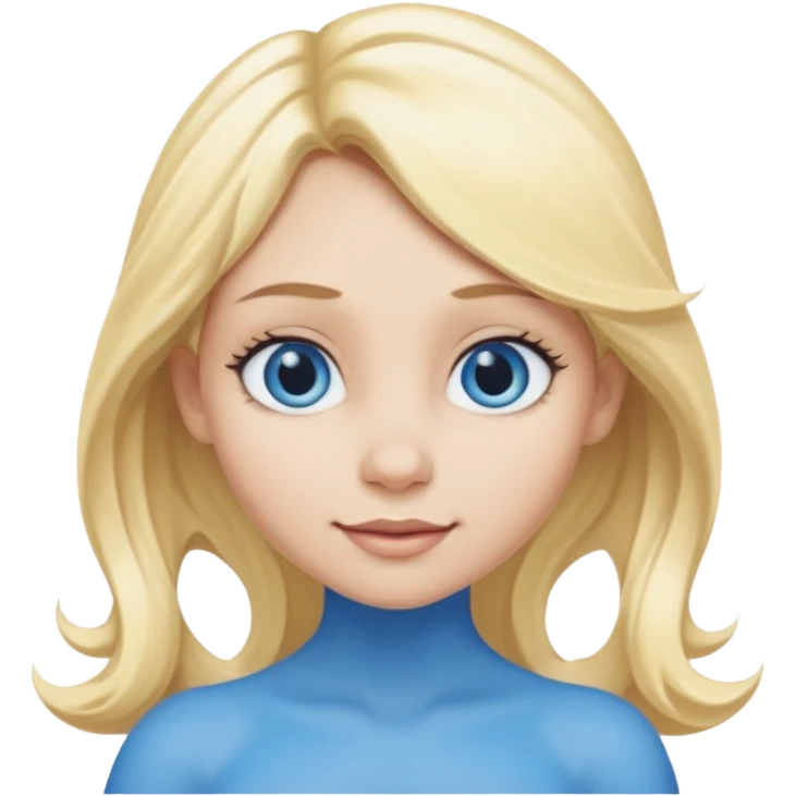 Smurfette emoji