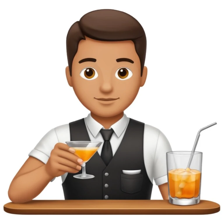 bartender mixing drinks emoji