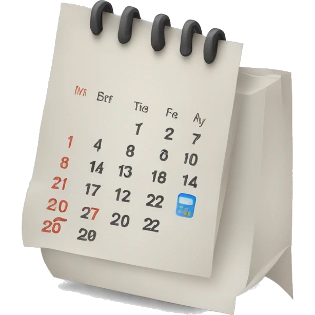 Calendar emoji