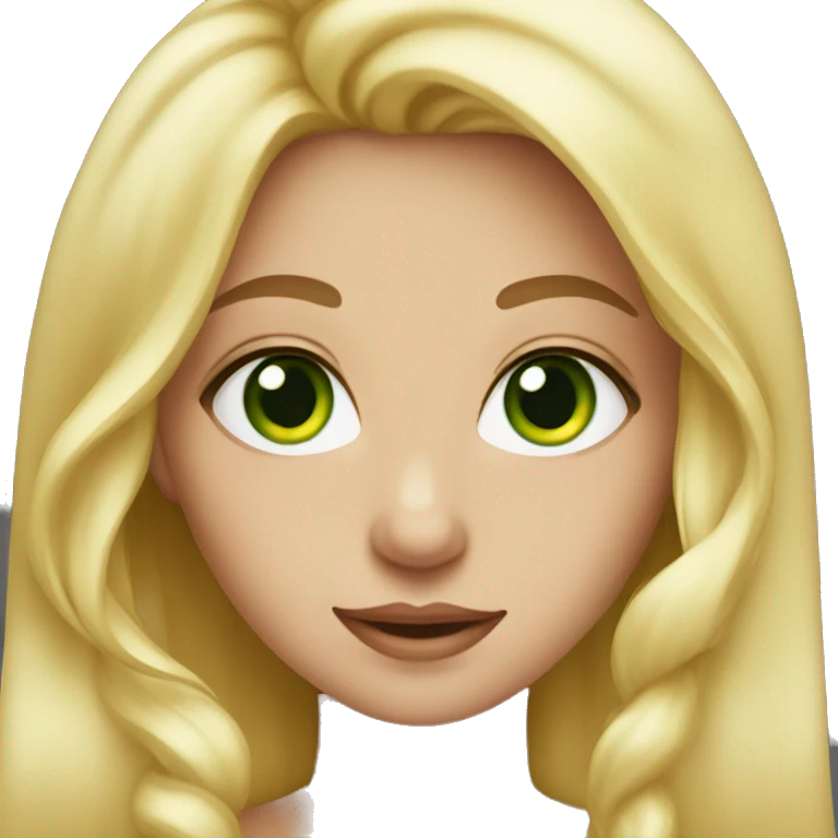 👸🏼 with green eyes  emoji