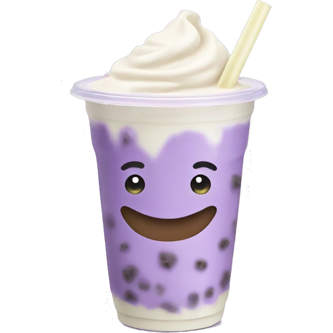 taro milk tea emoji