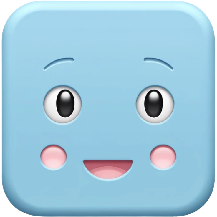 light blue emoji