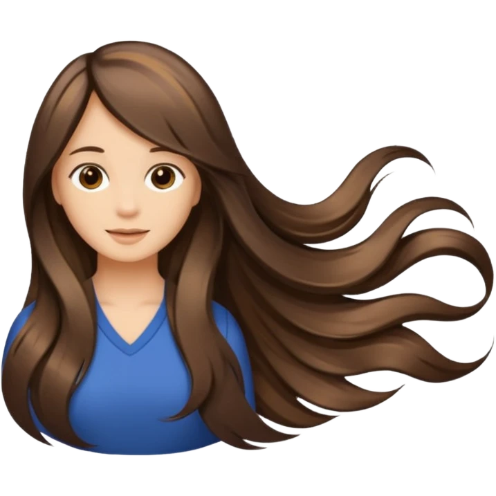 Hair extensions emoji