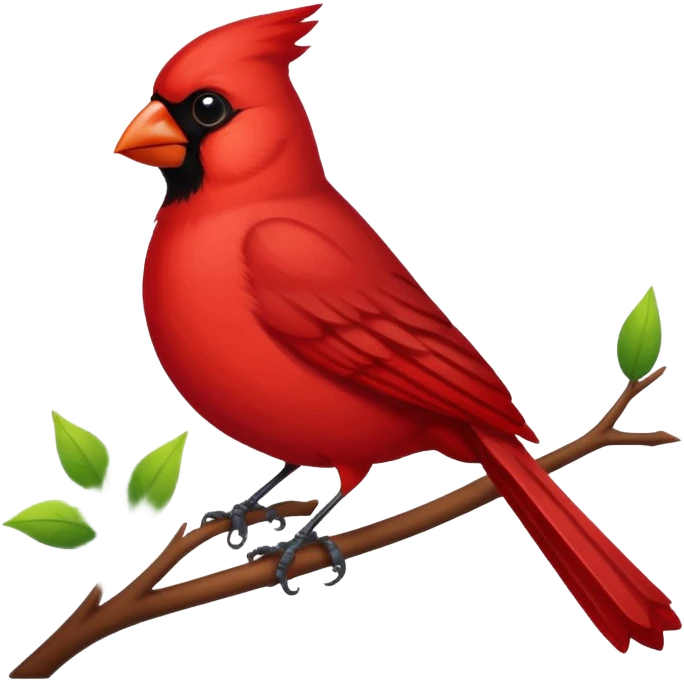 Cardinal with a cursive L emoji