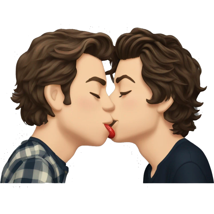 harry styles kissing harry styles emoji