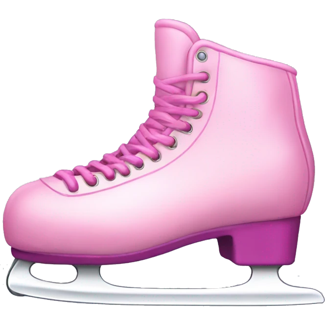 pink ice skates emoji