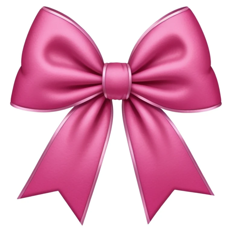 sakura bow with velvet texture emoji