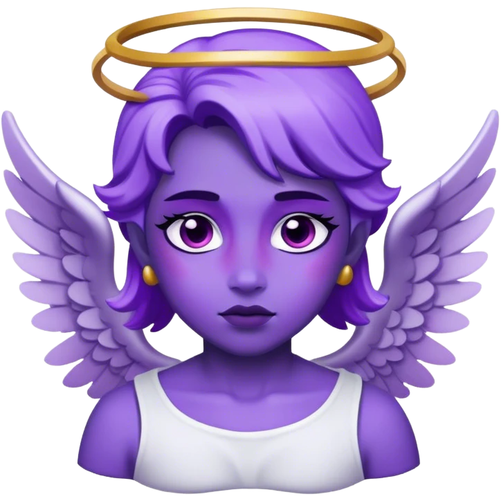 purple angel emoji