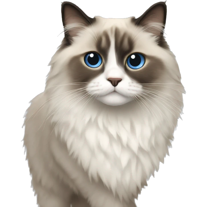 A Ragdoll  emoji