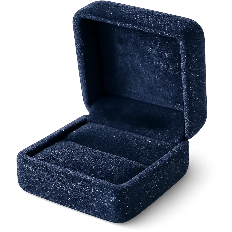 sparkly velvet jewelry box emoji