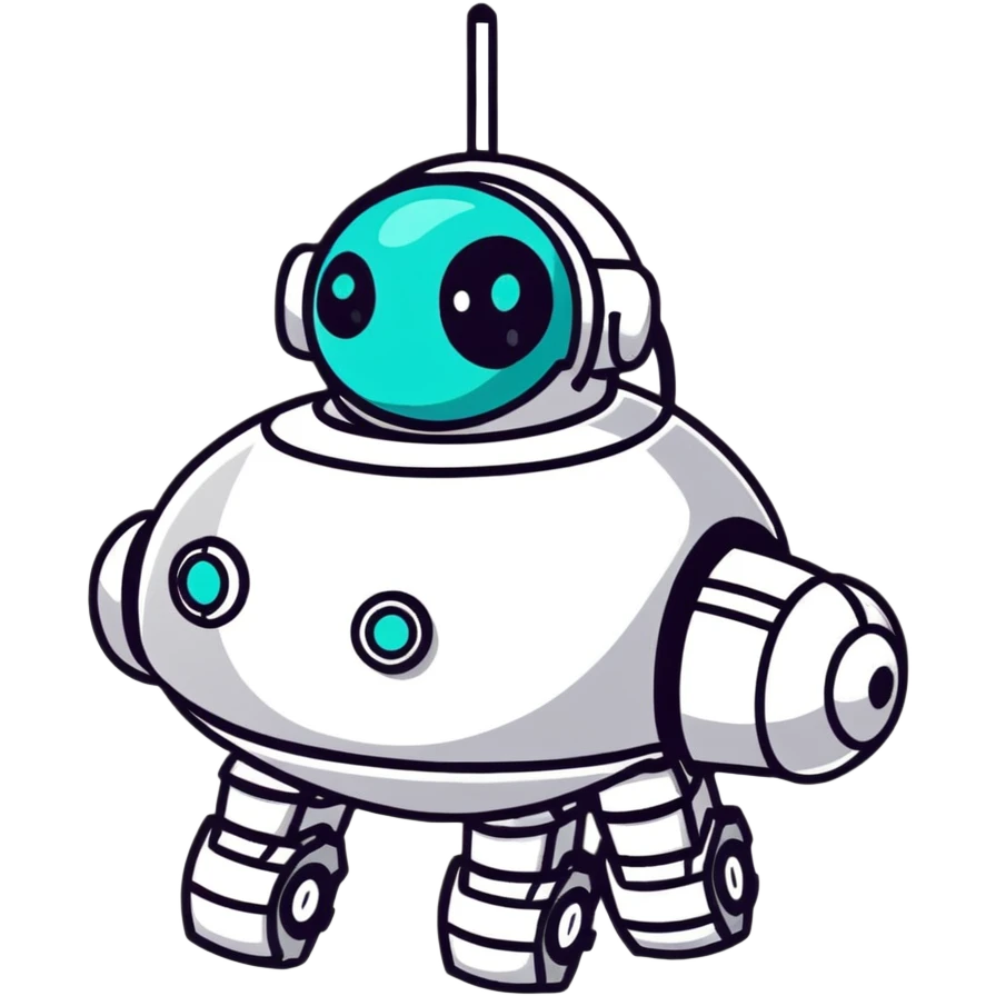 A robust, dependable robot with high-quality construction and maintenance-free design. Long-lasting robot that never needs repairs. emoji